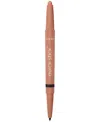 Tarte Quick Stick Waterproof Shadow & Liner In Golden Pink Luster  Black Liner