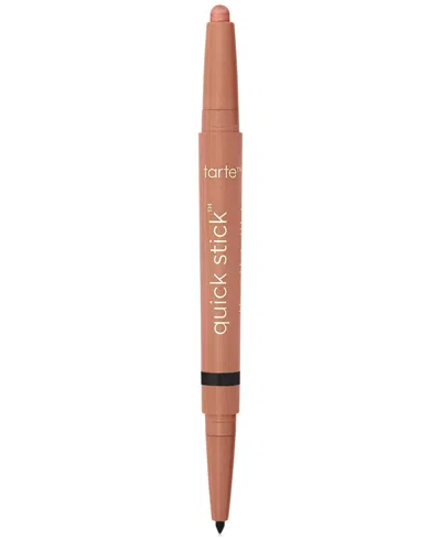 Tarte Quick Stick Waterproof Shadow & Liner In Golden Pink Luster  Black Liner