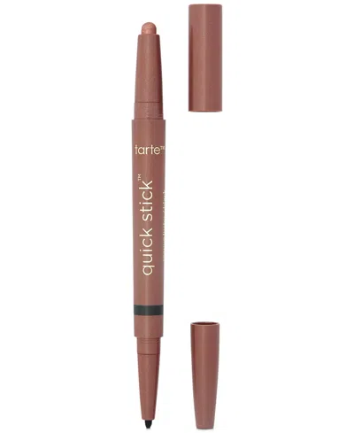 Tarte Quick Stick Waterproof Shadow & Liner In Mauve Luster  Black Liner