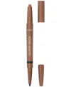 Tarte Quick Stick Waterproof Shadow & Liner In Taupe Luster  Black Liner