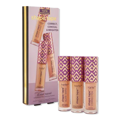 Tarte Shape Tape All Star Squad Complexion Trio - 35n Medium / Aglow / Peach