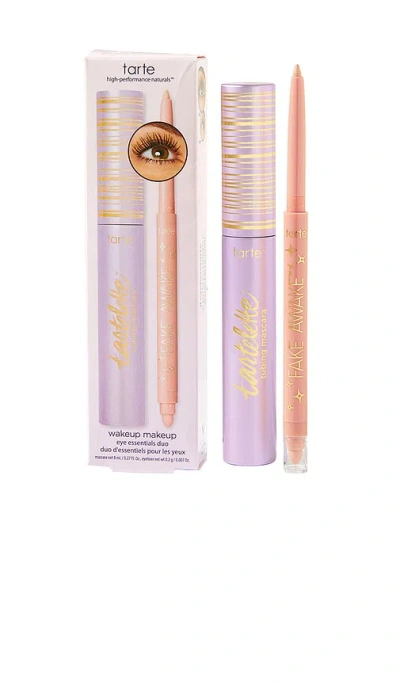 Tarte Wakeup Makeup Eye Essentials Duo In Black & Nude