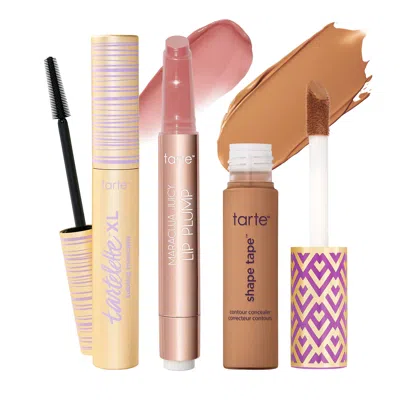 Tarte Â?¢ Shape Tape Concealer, Xl Tubing Mascara And Maracuja Juicy Lip Plump Trio In White