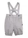 Tartine & Chocolat Pants With Suspenders In Grigio