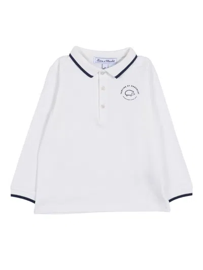 Tartine & Chocolat Kids'  Polo2 In White
