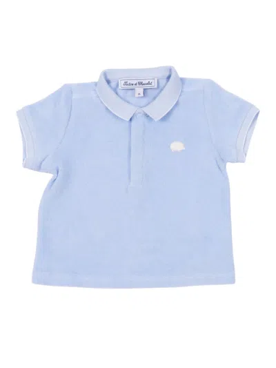 Tartine & Chocolat Kids'  Polo3 In Blue