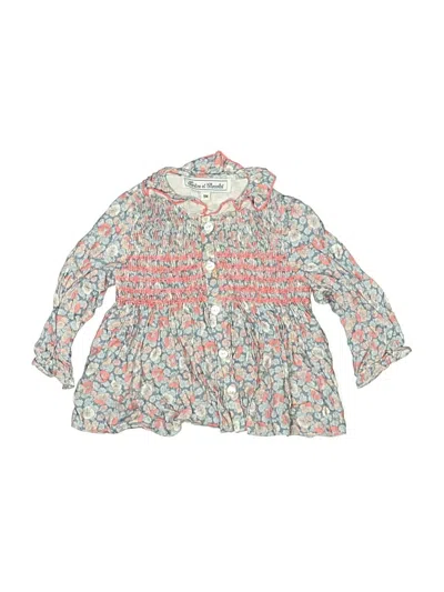 Pre-owned Tartine Et Chocolat Babies' 3/4 Sleeve Blouse In Blue
