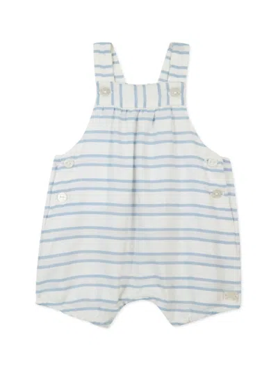 Tartine Et Chocolat Baby Boy's Striped Playsuit In White