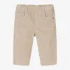 Tartine Et Chocolat Baby Boys Beige Needlecord Trousers In Beige