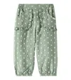 Tartine Et Chocolat Baby Cotton And Linen Pants In Green
