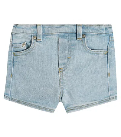Tartine Et Chocolat Baby Cotton-blend Denim Shorts In Bleu Azur