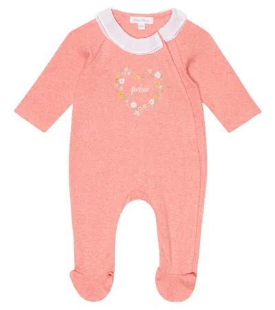 Tartine Et Chocolat Baby Cotton-blend Onesie In Pivoine