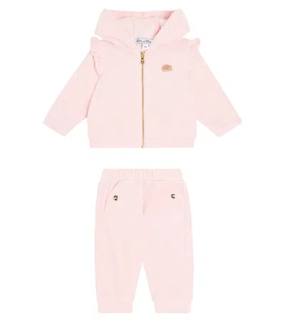 Tartine Et Chocolat Baby Jogginganzug Aus Samt In Pink