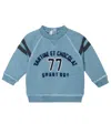 Tartine Et Chocolat Baby Cotton Jersey Sweatshirt In Indigo