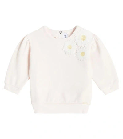 Tartine Et Chocolat Baby Cotton Jersey Sweatshirt In Pink
