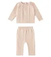 Tartine Et Chocolat Baby Set Aus Pullover Und Hose In Beige