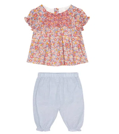 Tartine Et Chocolat Baby Set Aus Top Und Hose In Blush Blue