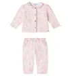 Tartine Et Chocolat Baby Cotton Top And Sweatpants Set In Animal Print