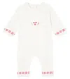 Tartine Et Chocolat Baby Embroidered Wool And Cashmere Jumpsuit In White