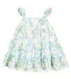 Tartine Et Chocolat Baby Floral Cotton Dress In Blanc