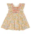 Tartine Et Chocolat Cotton Dress In Rose Pale