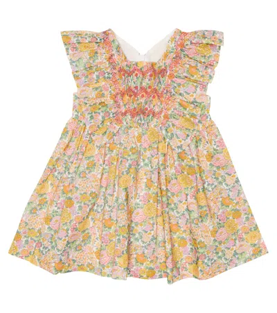 Tartine Et Chocolat Cotton Dress In Rose Pale