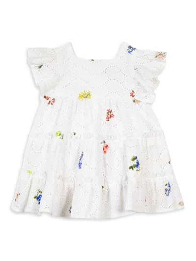 Tartine Et Chocolat Baby Girl's & Little Girl's Floral Eyelet Dress In White