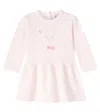 Tartine Et Chocolat Baby Knitted Wool And Cashmere-blend Dress In Pink