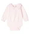 Tartine Et Chocolat Baby Ruffled Cotton Bodysuit In Pink