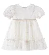 Tartine Et Chocolat Baby Sequined Dress In White