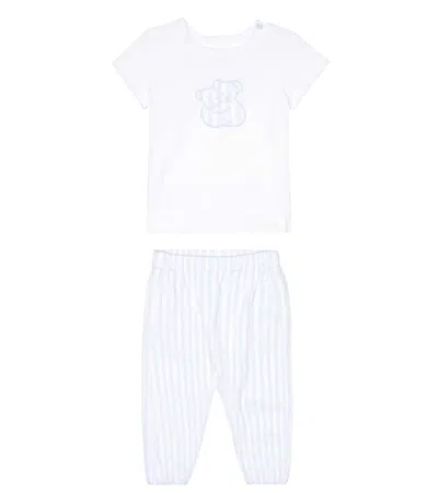 Tartine Et Chocolat Baby T-shirt And Pants Set In Bleu