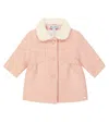 Tartine Et Chocolat Baby Wool-blend Coat In Pink