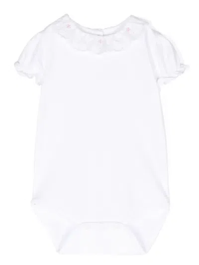 Tartine Et Chocolat Babies' Body Con Ricamo In White