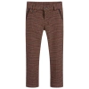 TARTINE ET CHOCOLAT TARTINE ET CHOCOLAT BOYS BEIGE & RED COTTON TROUSERS