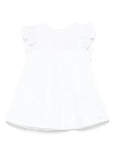 Tartine Et Chocolat Babies' Broderie-anglaise Dress In White