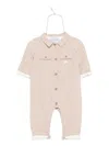 Tartine Et Chocolat Button-fastening Romper In Neutral