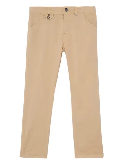 Tartine Et Chocolat Kids' Buttoned Trousers In Neutral