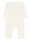 Tartine Et Chocolat Cable-knit Romper In Neutral