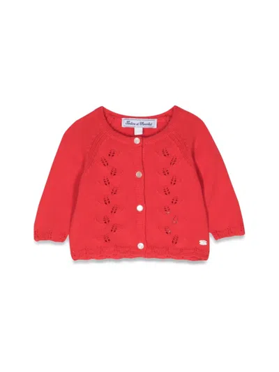 Tartine Et Chocolat Babies' Cardigan In Red