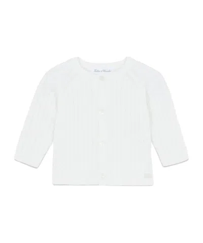 Tartine Et Chocolat Cardigan  In White