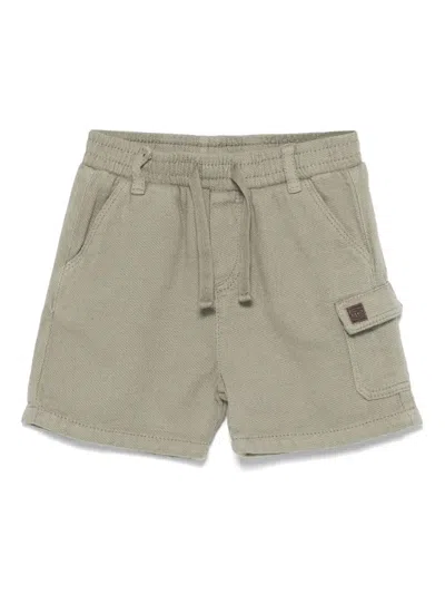 Tartine Et Chocolat Babies' Cargo Shorts In Green