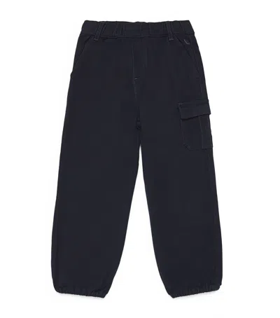 Tartine Et Chocolat Kids' Cargo Trousers In Blue