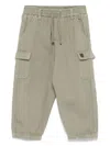 Tartine Et Chocolat Cargo Trousers In Green