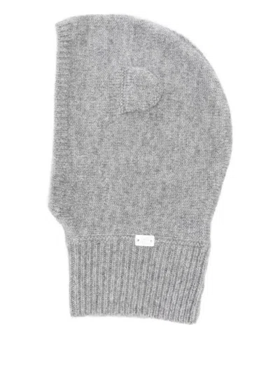 Tartine Et Chocolat Babies' Cashmere Balaclava In Gray