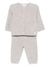 Tartine Et Chocolat Cashmere Trousers (set Of Two) In Gray