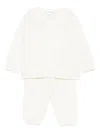 Tartine Et Chocolat Cashmere Two-piece Set In White