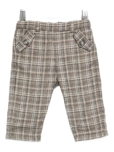 Tartine Et Chocolat Babies' Check-pattern Trousers In Multi