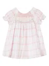 Tartine Et Chocolat Checked Dress In Pink
