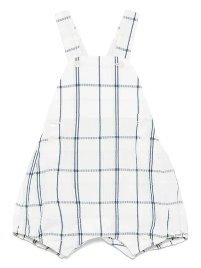 Tartine Et Chocolat Babies' Checked Shorties In Blue