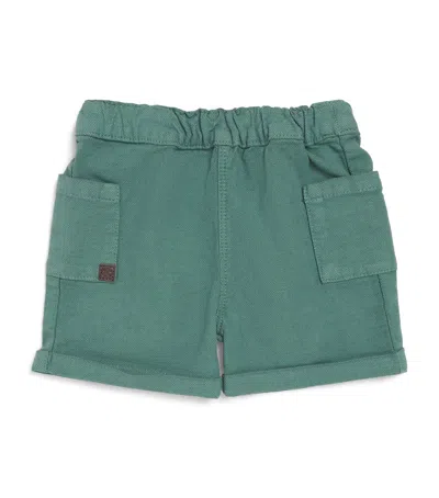 Tartine Et Chocolat Kids'  Chino Shorts In Green